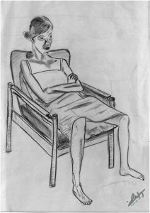 Woman On Chair